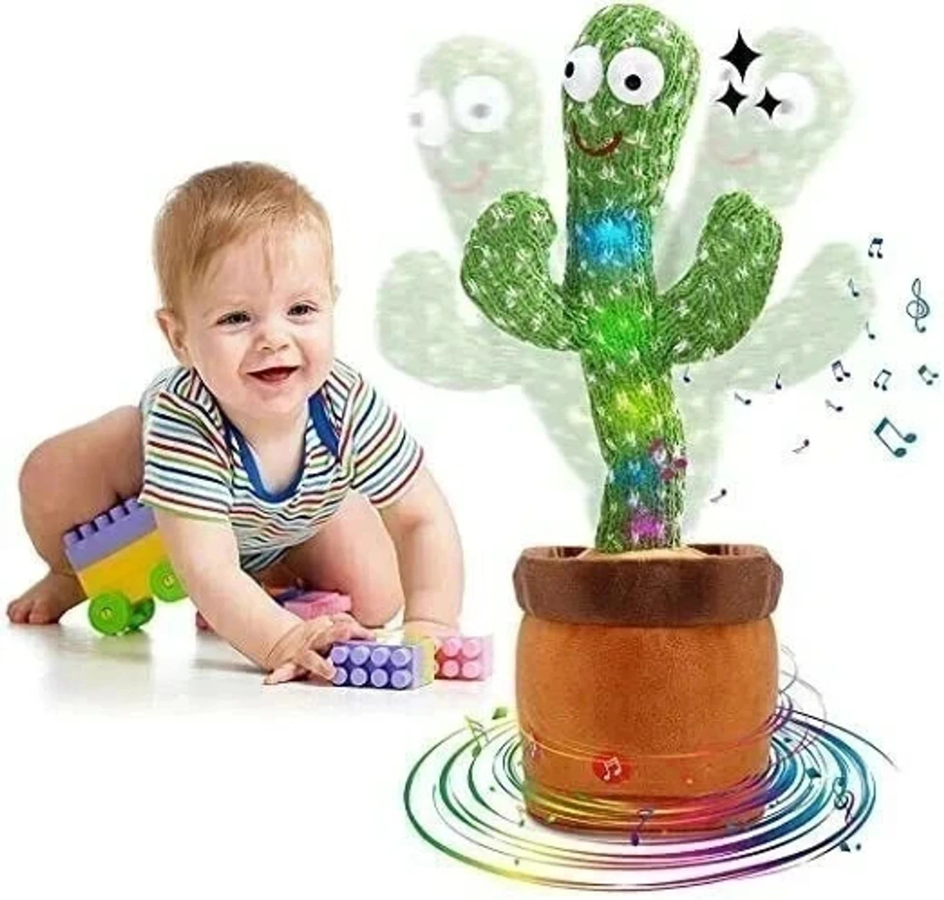 Kids Dancing Cactus Toy for Baby Boys and Girls