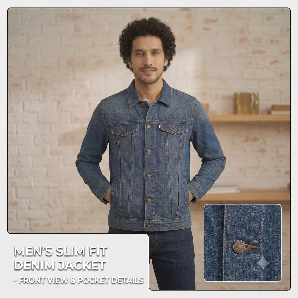 Casual Slim Fit Denim Jacket